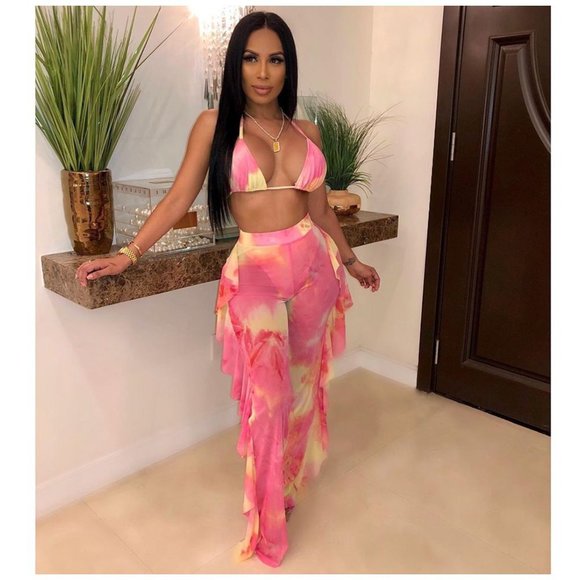COPY - Beach / swim wear pant suit - Picture 1 of 6